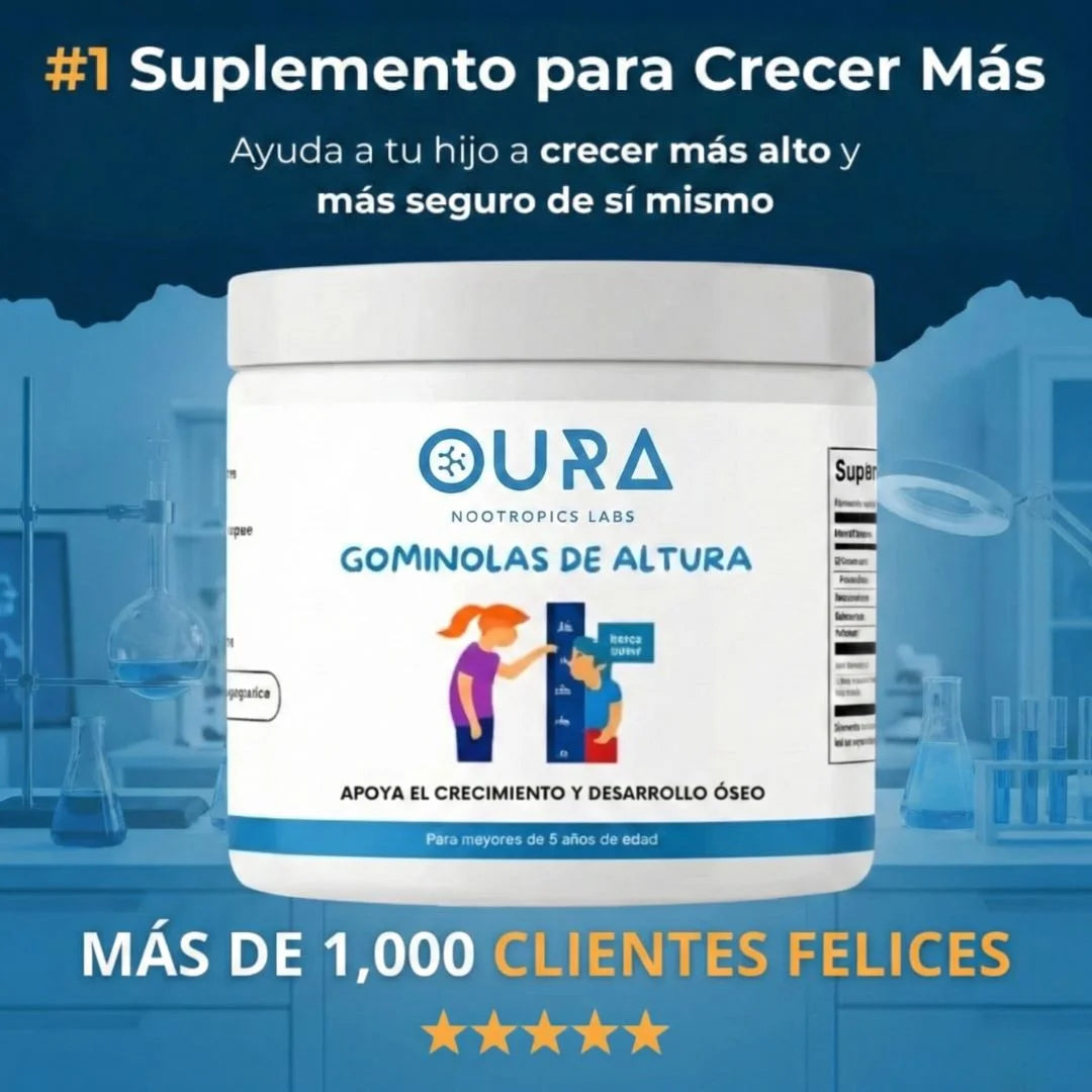 Gomitas de crecimiento Oseo Natural