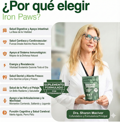Suplemento todo-en-uno para tu perro • Iron Paws®️